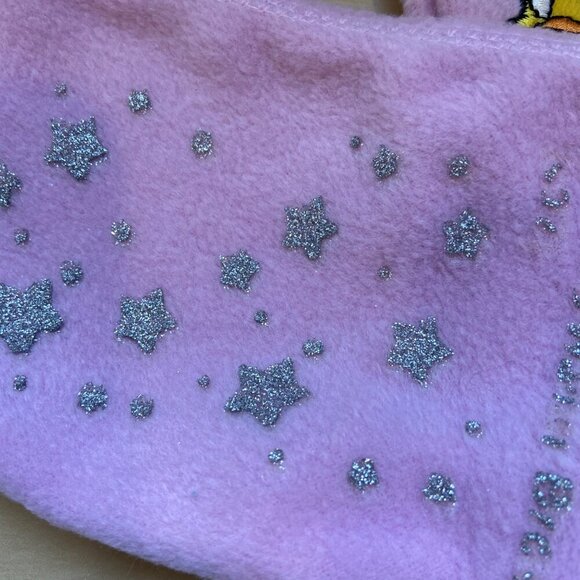 Looney Tunes Fleece Slipper Socks With Tweety Bird & Silver Stars pink girl - Picture 5 of 11